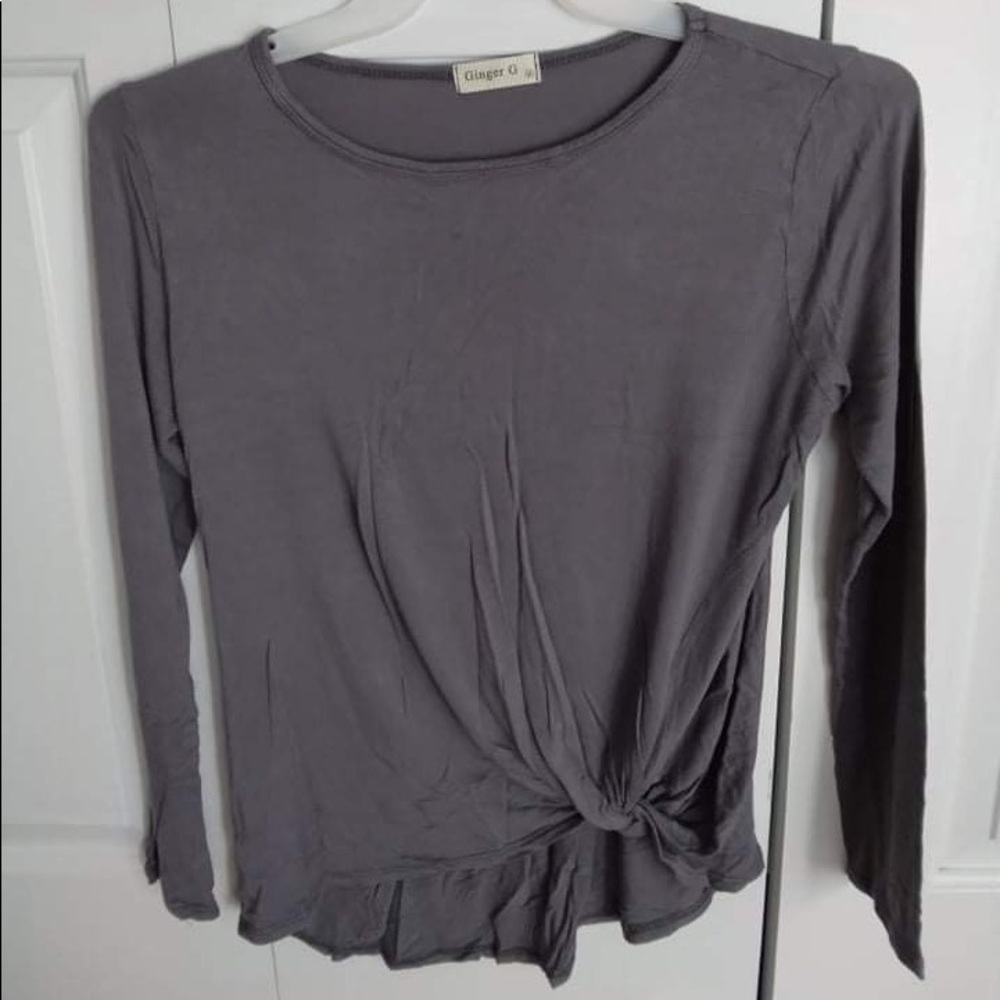 Gray long sleeve